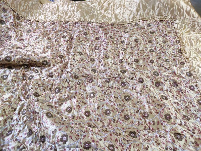 New Floral &amp; Silky AC Fleece Dohar