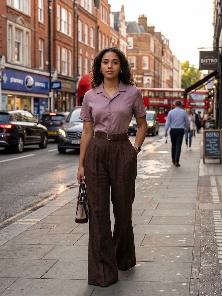 ASOS Satin Tuck-In Shirt