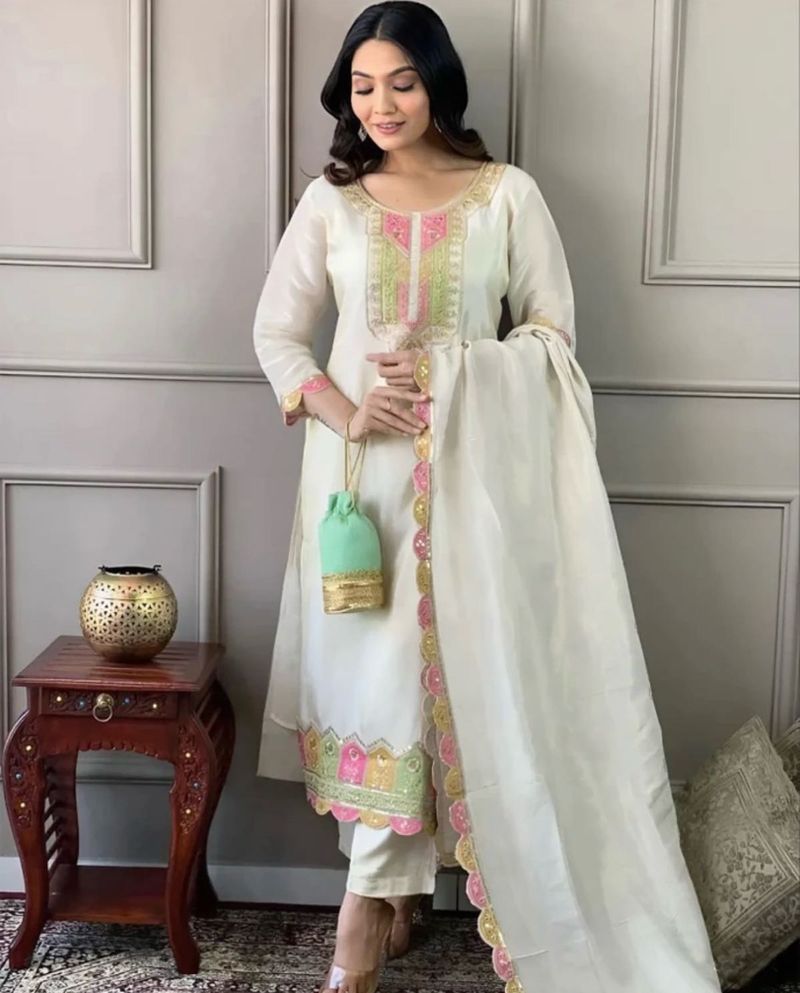 latest collection white dress