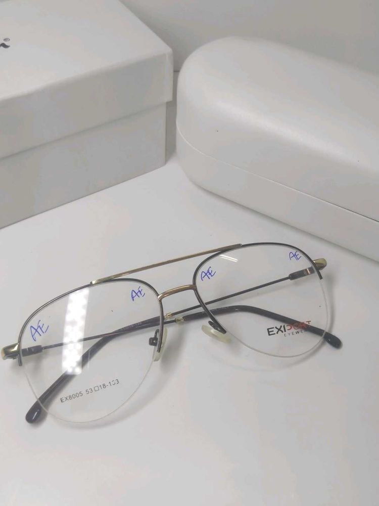 Aviator Style Eyeglasses with Case