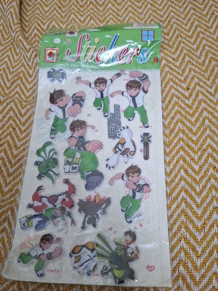 Ben 10 Stickers set of 5 for 350
