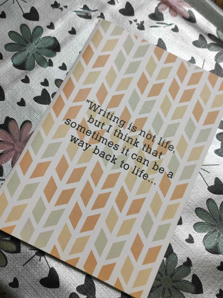 Inspirational Notebook - Writing Quote