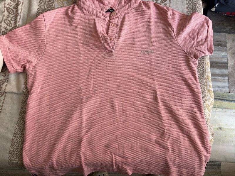 woMen Pink Polo T-Shirt