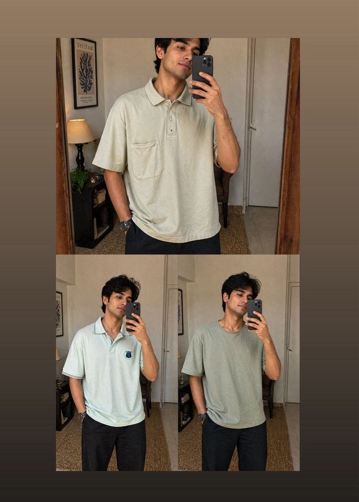 3-Men's Casual Polo &amp; T-Shirt Set