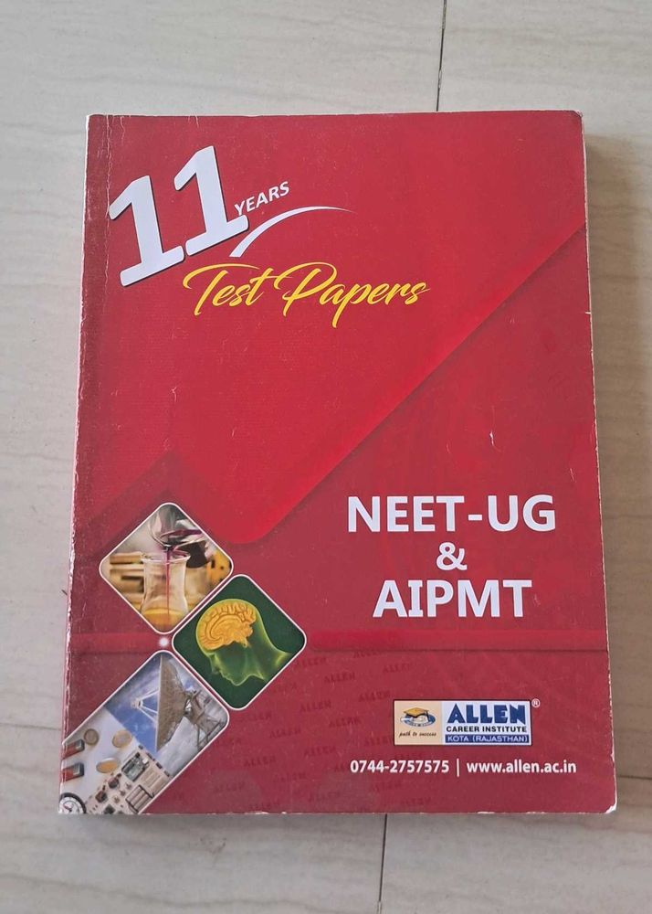ALLEN - 11 Years NEET-UG &amp; AIPMT Test Papers