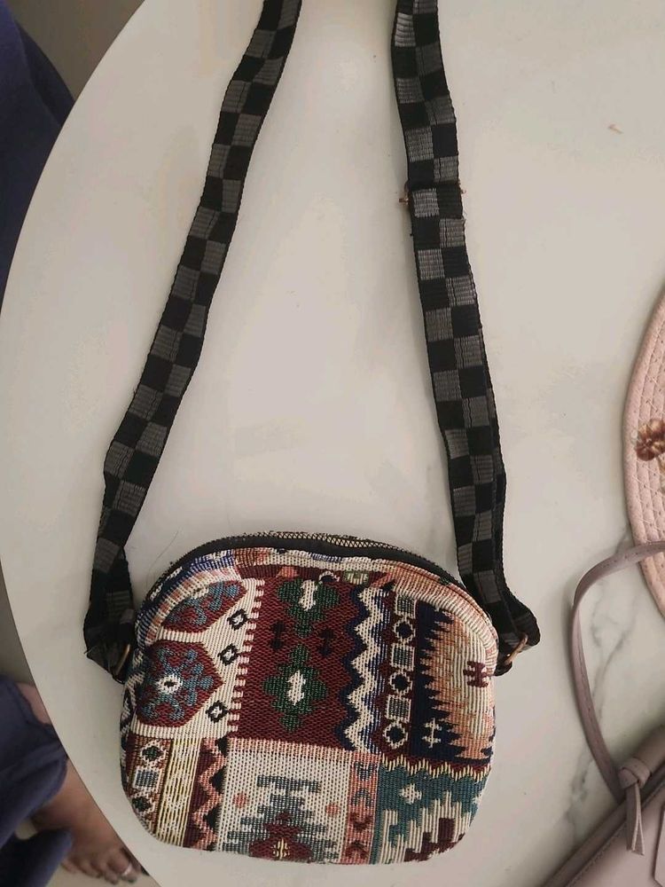 Boho Patchwork Crossbody Bag