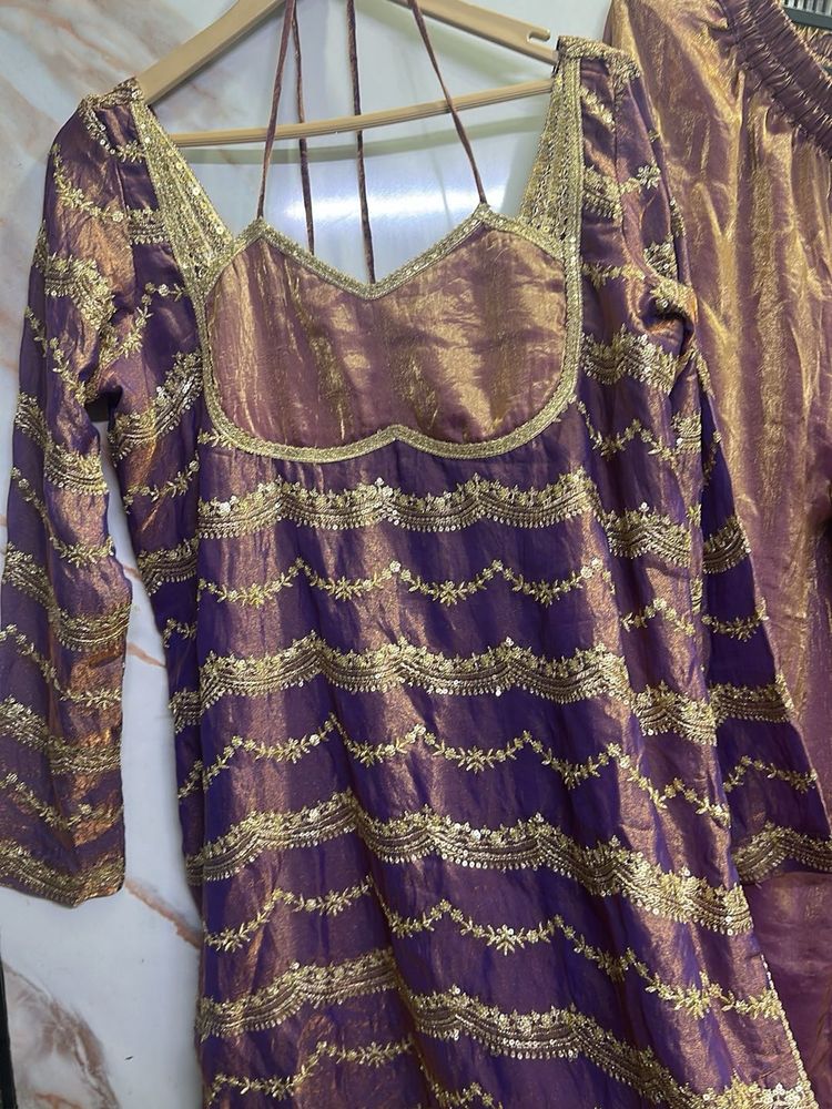 Fendi Silk Suit with garara