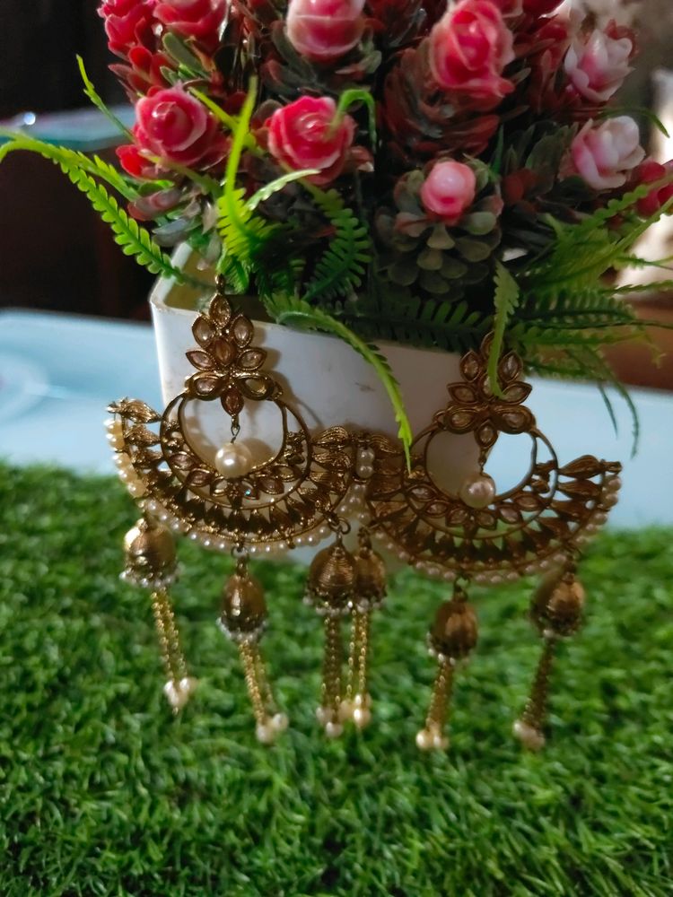 Beautiful Long Partywear Earrings