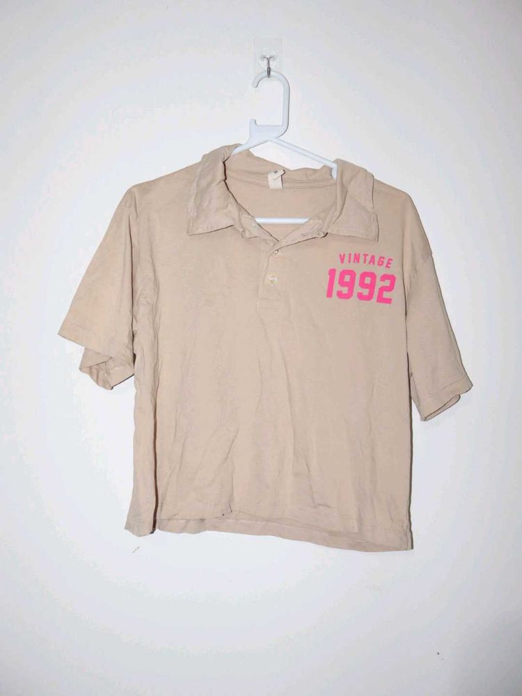 Vintage 1992 Graphic Polo Shirt