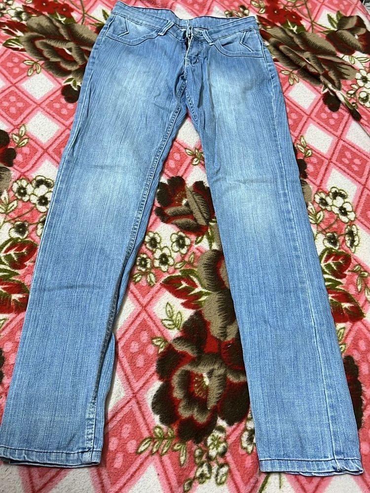 Light Wash Denim Jeans