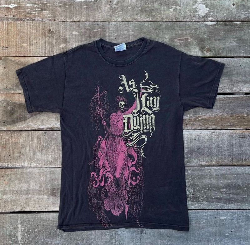 As i lay dying vintage band tshirt gothic