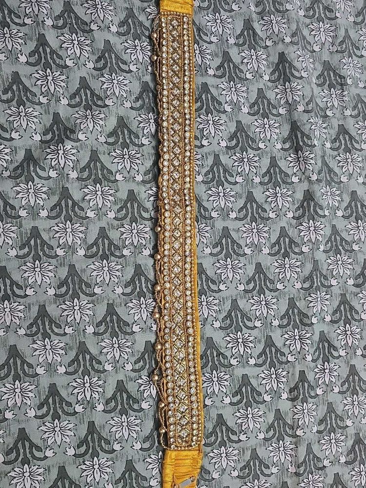 Elegant Embellished Waist Belt