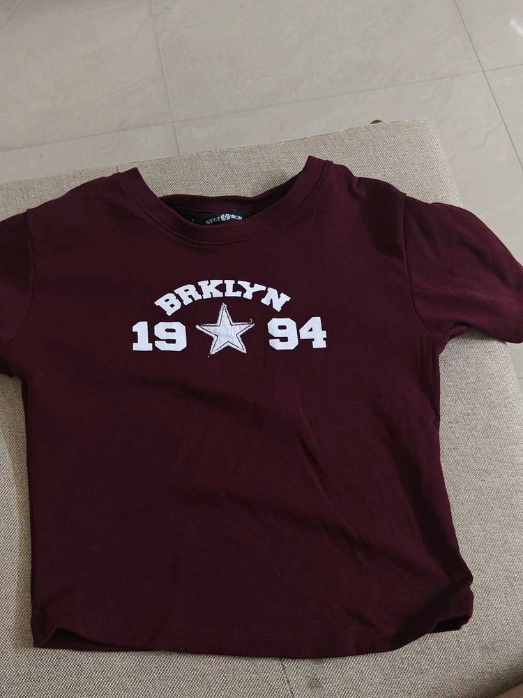 Maroon Brooklyn 1994 Graphic T-Shirt