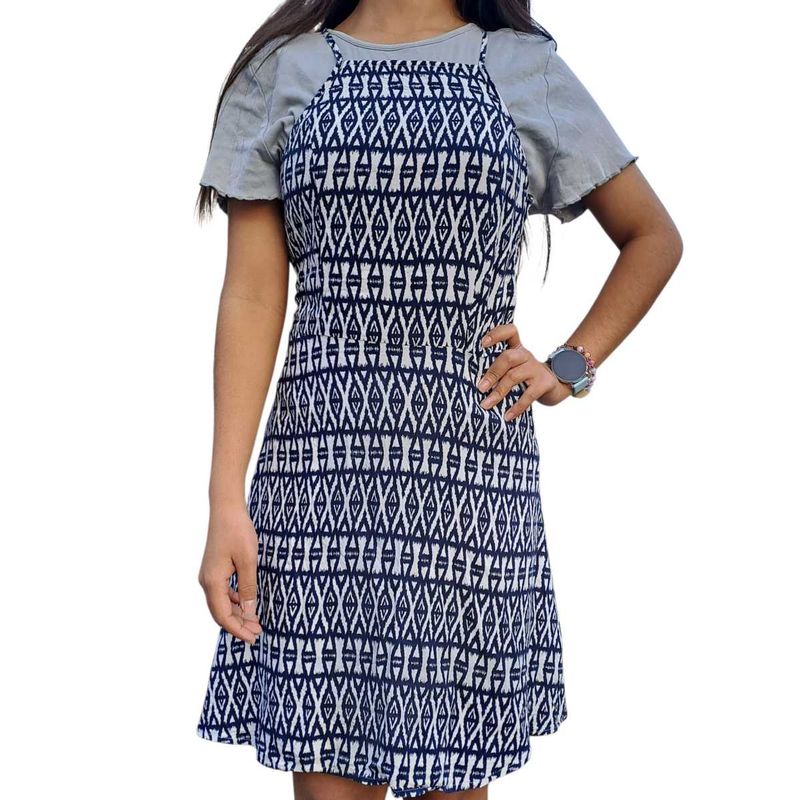 H&amp;M Patterned Halter Sundress