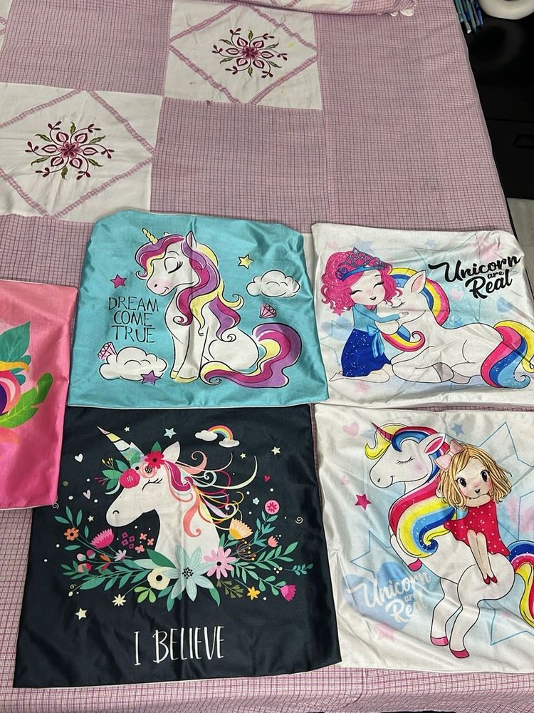 Unicorn Pillow Covers - Set of 5