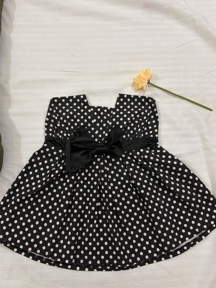 Bandeau polka dot top