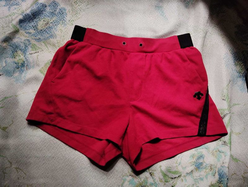 Red Sports Shorts