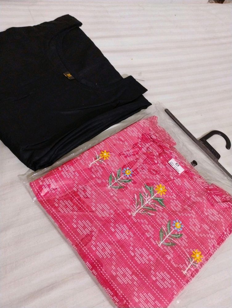 🌸🖤FIXED PRICE COMBO OF 2 KURTIS🖤🌸
