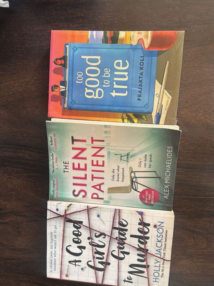 3 Thriller &amp; Mystery Books