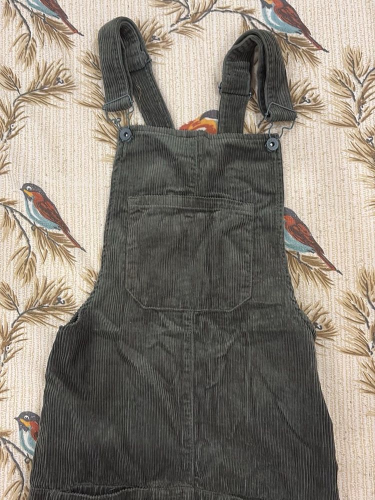 Corduroy Overall Dress