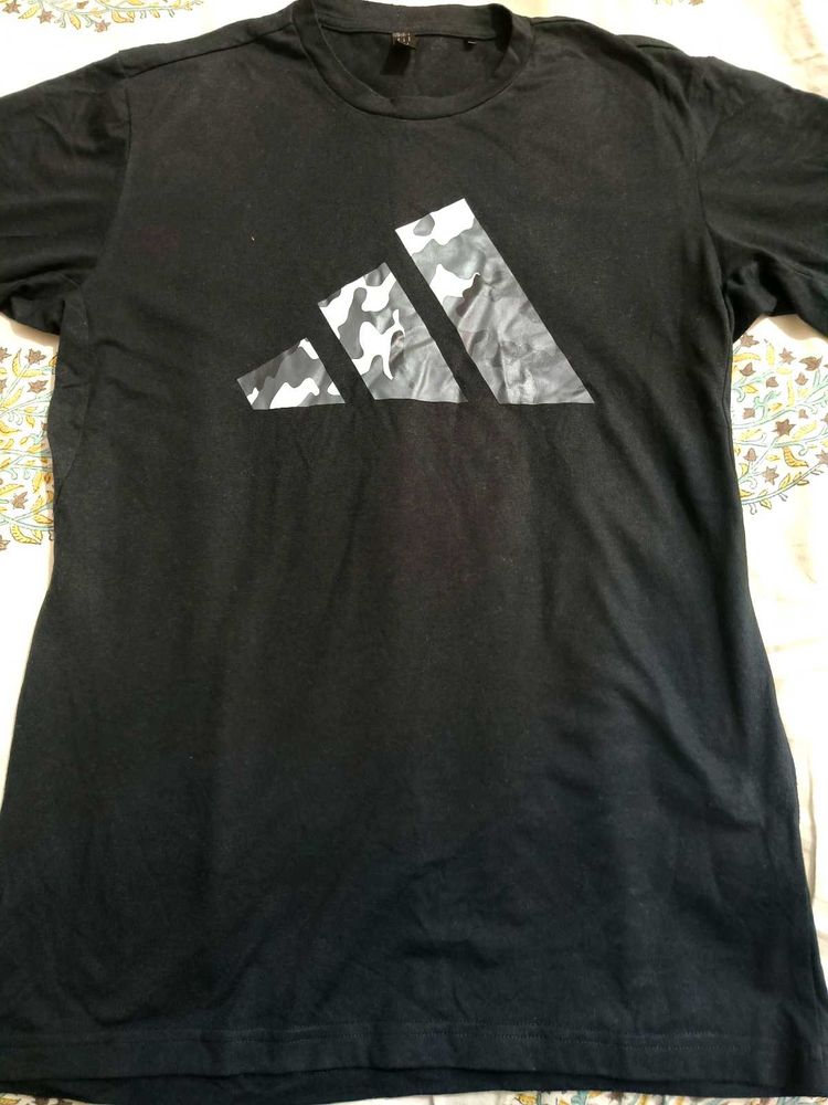 Adidas T-Shirt with Camo Logo