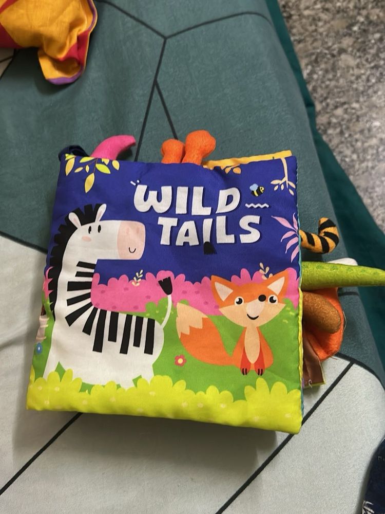 Wild Tails Soft Baby Book
