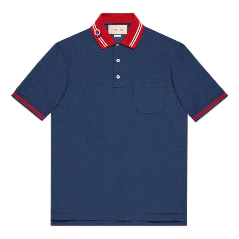 Gucci Men's Blue Polo Shirt
