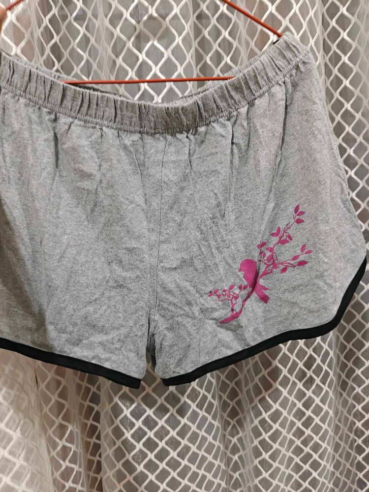 Women Grey Shorts