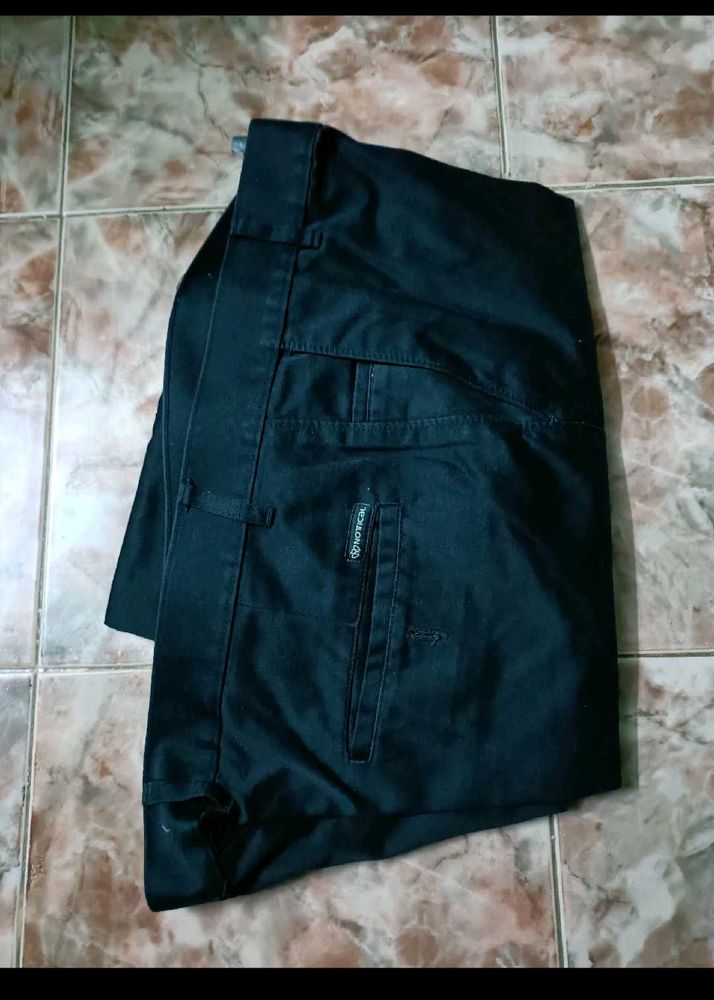 Men's Classic Black Pants Size 42