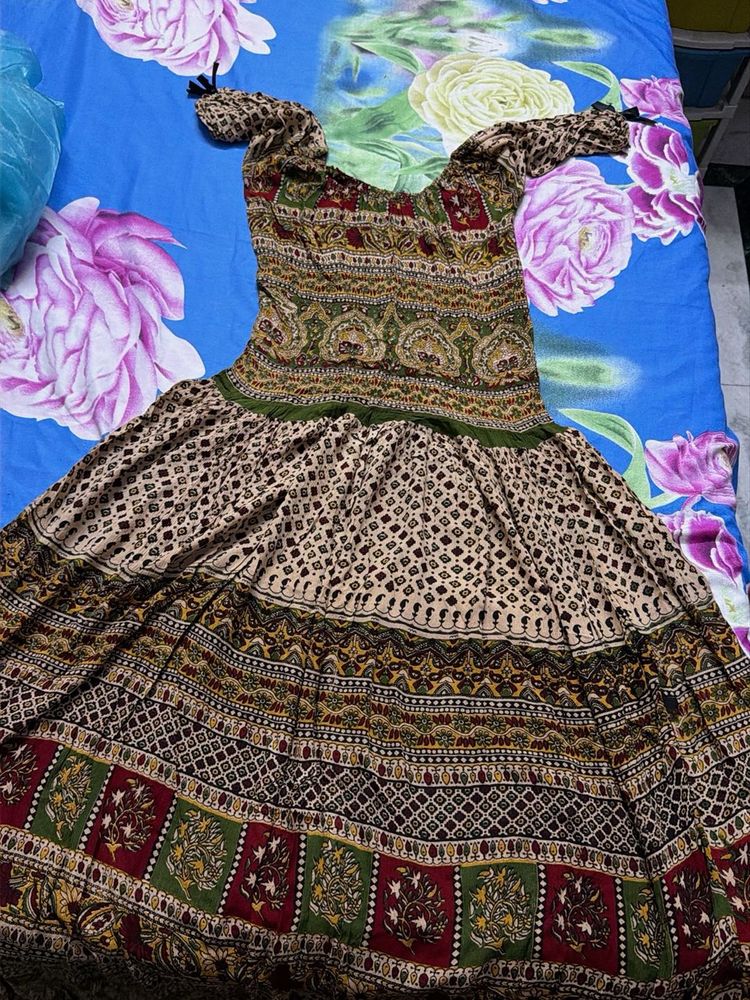 Bohemian Print Maxi Dress