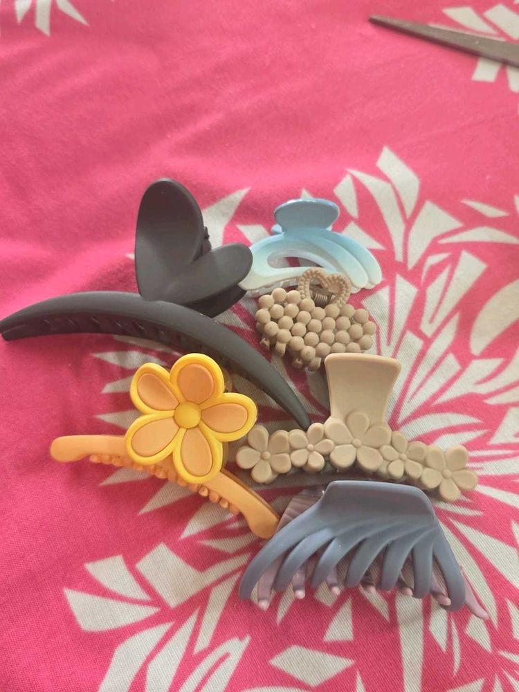 Assorted Hair Claw Clips Set