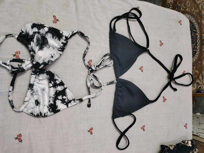 Bikini Tops - Tie-Dye &amp; Black