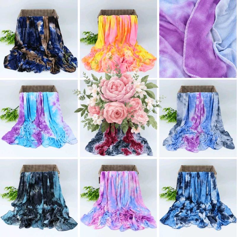 Aesthetic Tie-Dye Scarves - Set of 3
