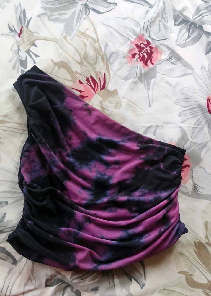 Y2k Imported One Shoulder Top