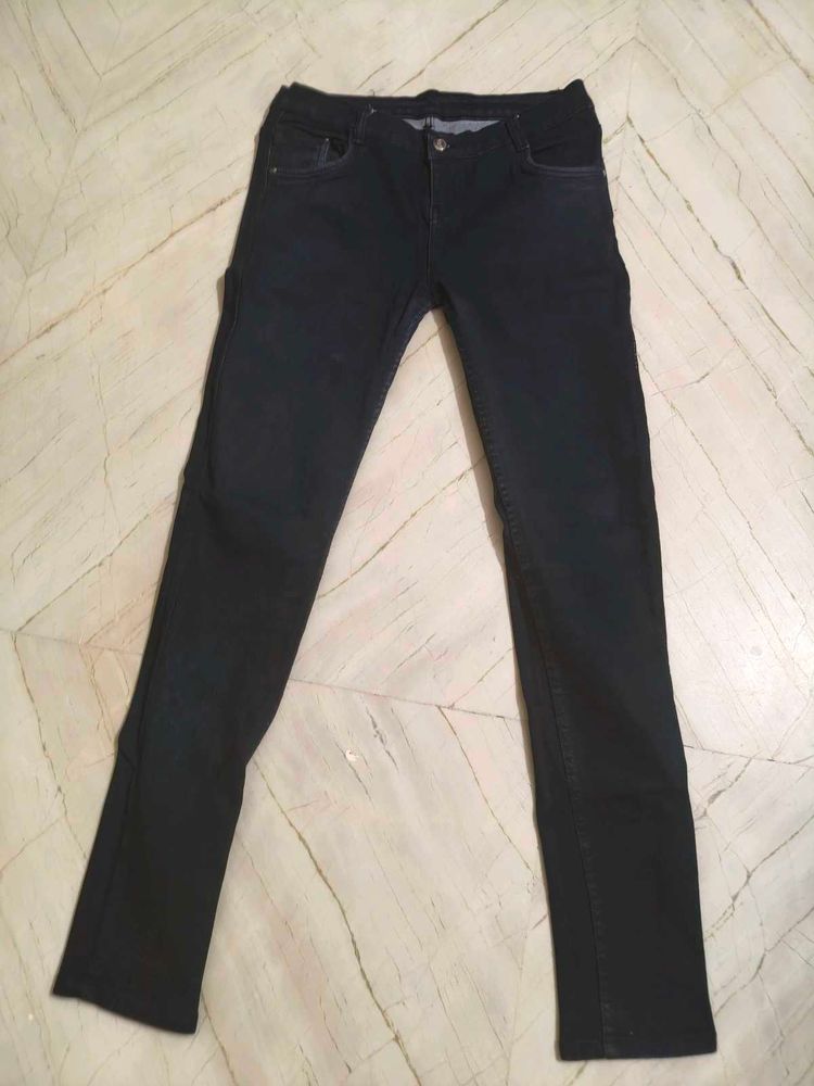 Classic Black Denim Jeans
