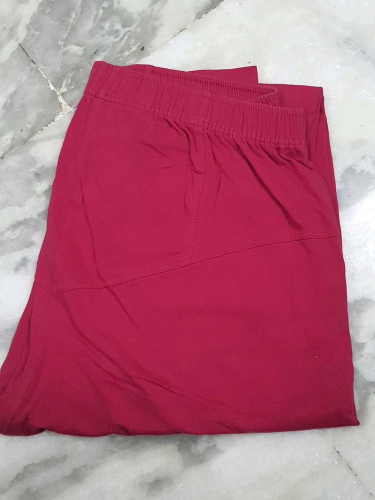 Lyra Churidaar Leggings- Magenta