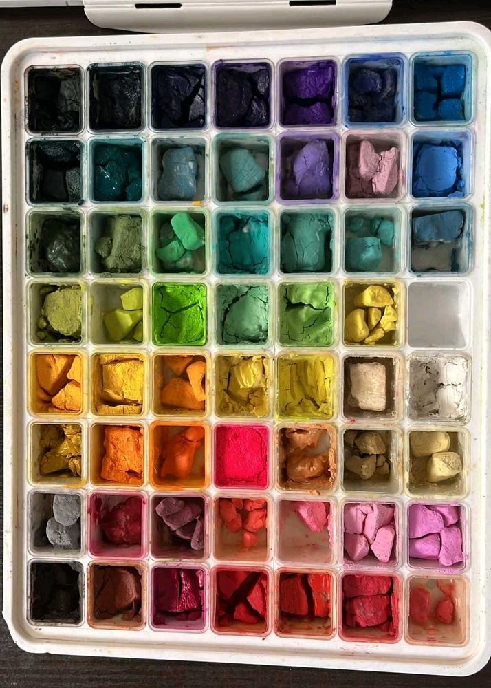 Himi gouache original 56 set with free brushes !!!