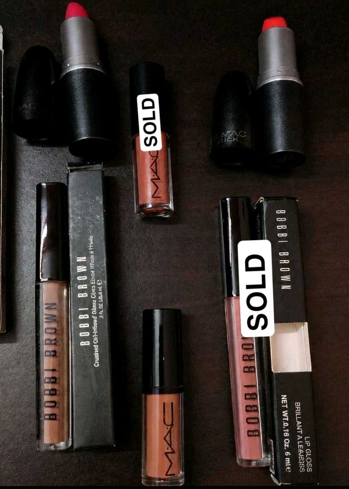 ALL mac &amp; Bobbi Brown Lipsticks &amp; Glosses