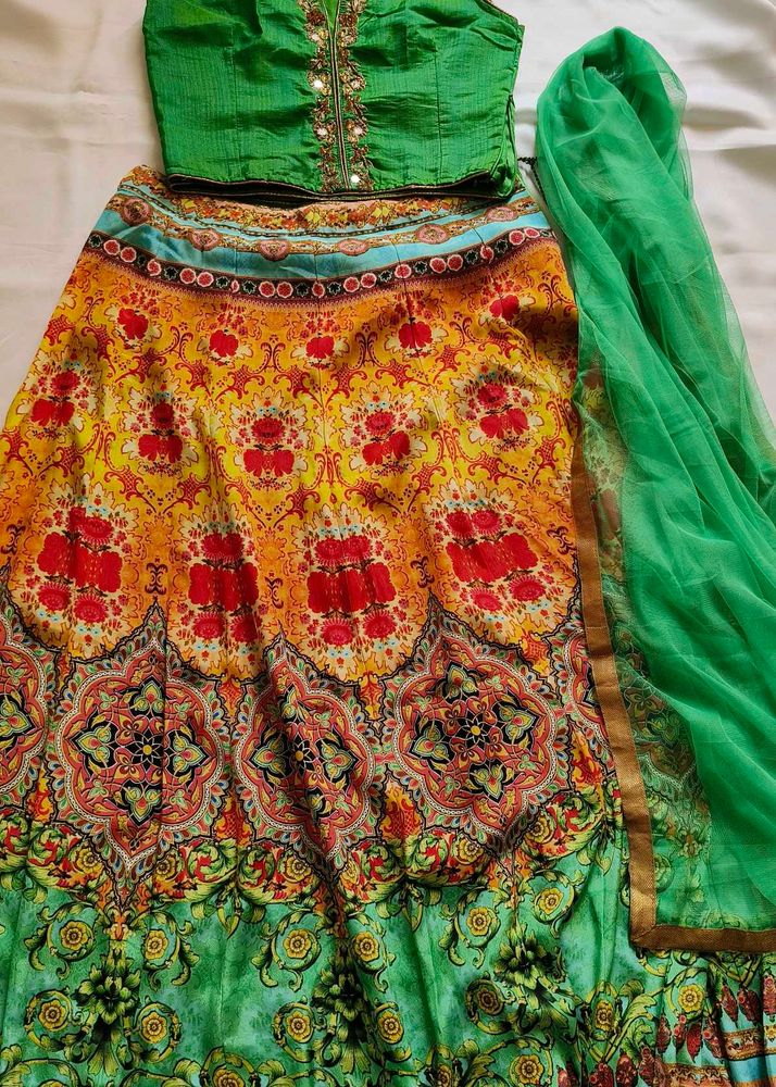 Fully Stitched Lehenga💚