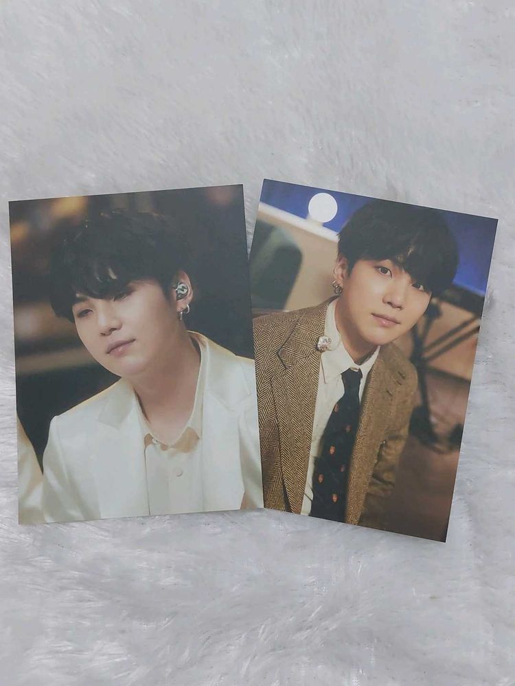 BTS Suga Fact Official PostCards (set)