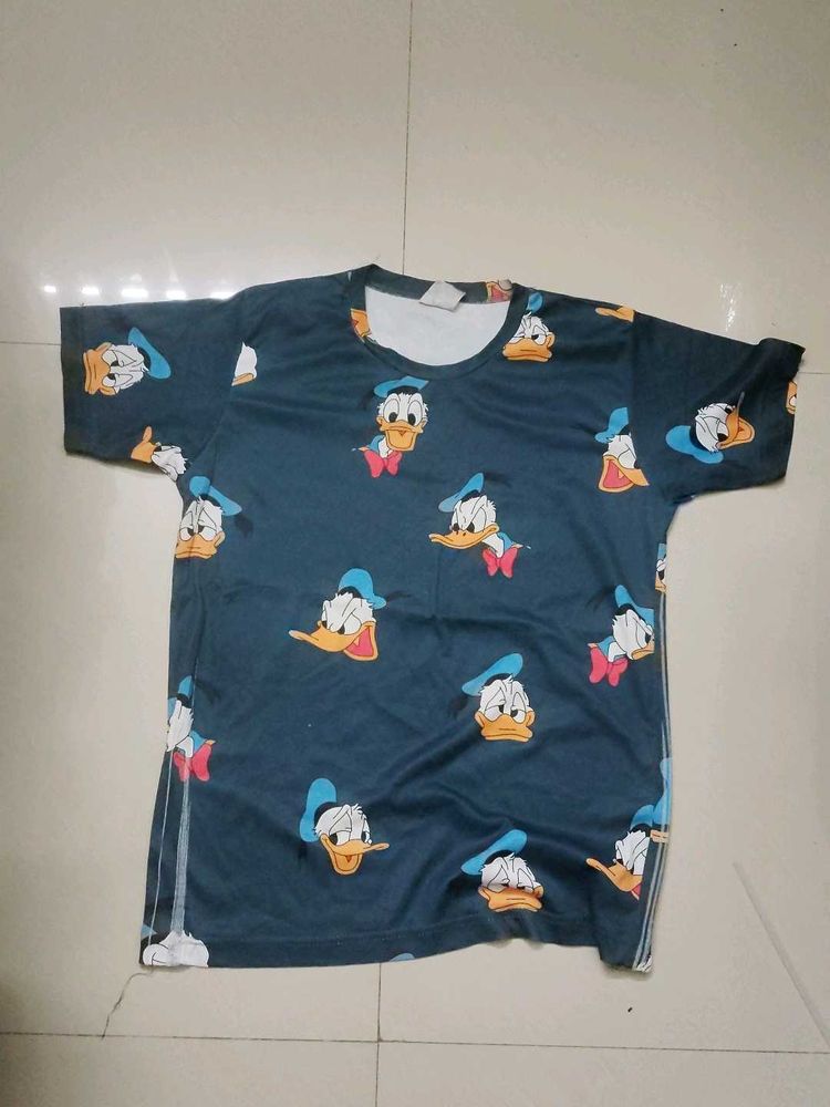 Donald Duck Print T-shirt