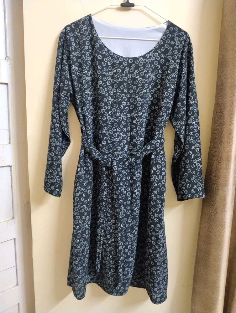 Chic Floral Print Midi Dress