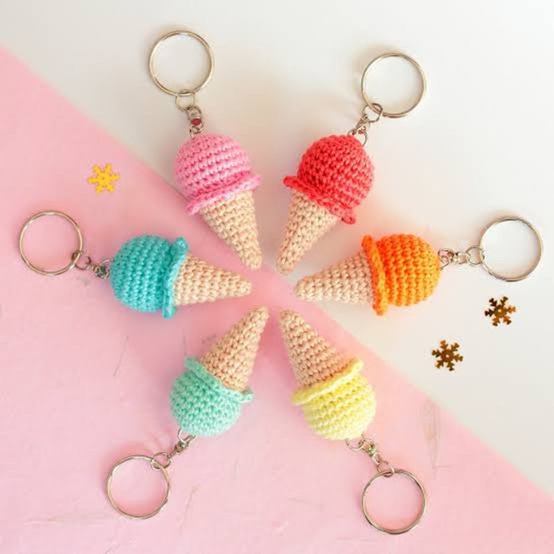 crochet keychains