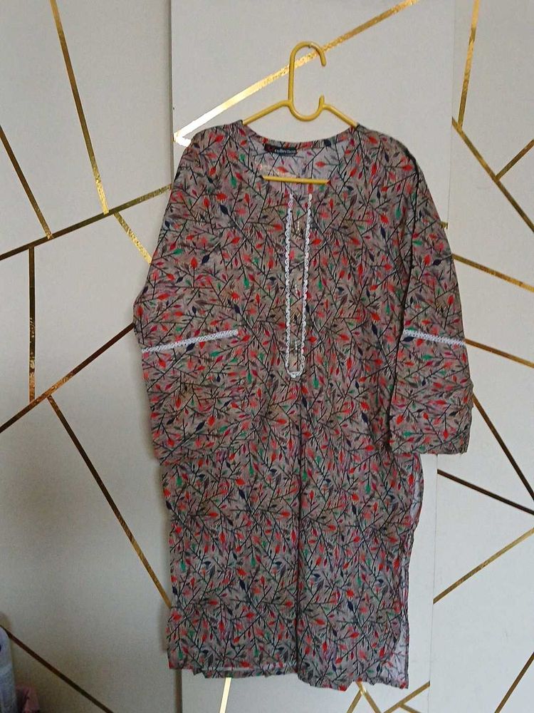 Printed Cotton Kurta