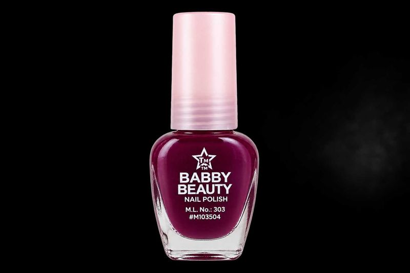Babby Beauty Nail Polish - Deep Plum