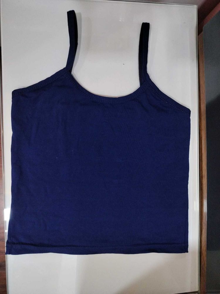 Navy Blue Camisole Tank Top