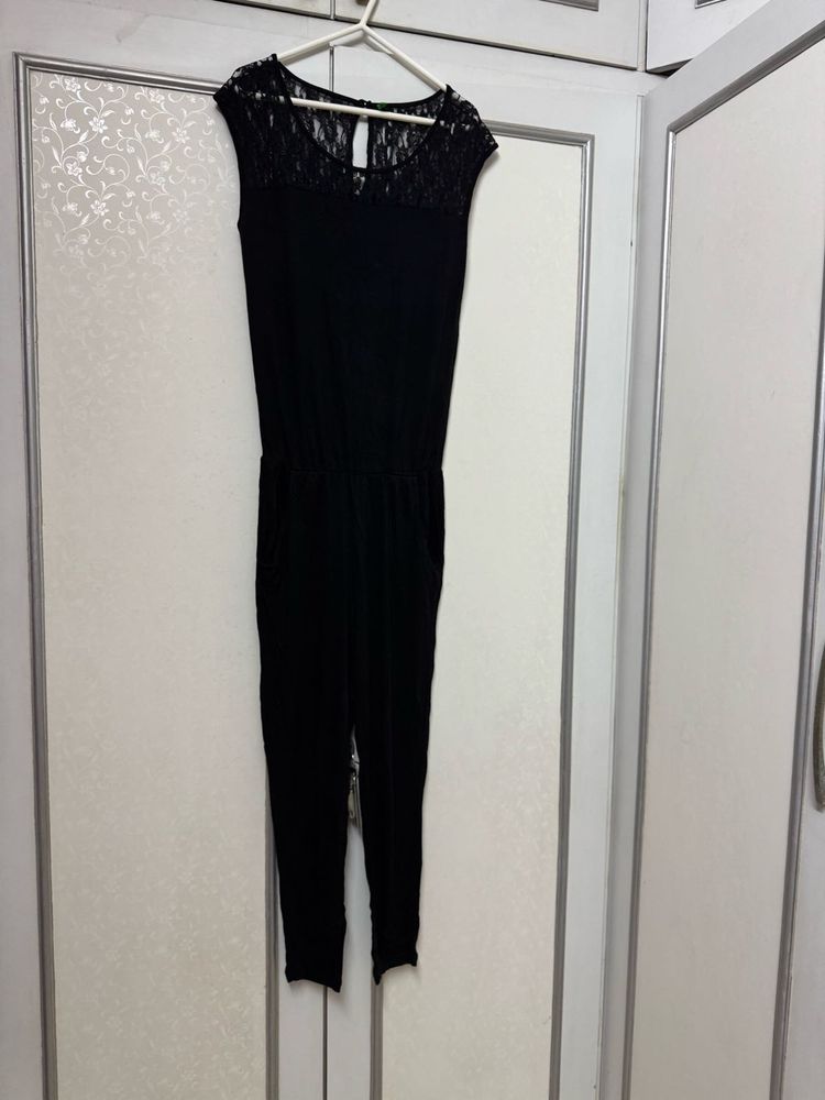 United Colors Of Benetton Lace Jumpsuit - Size S/M