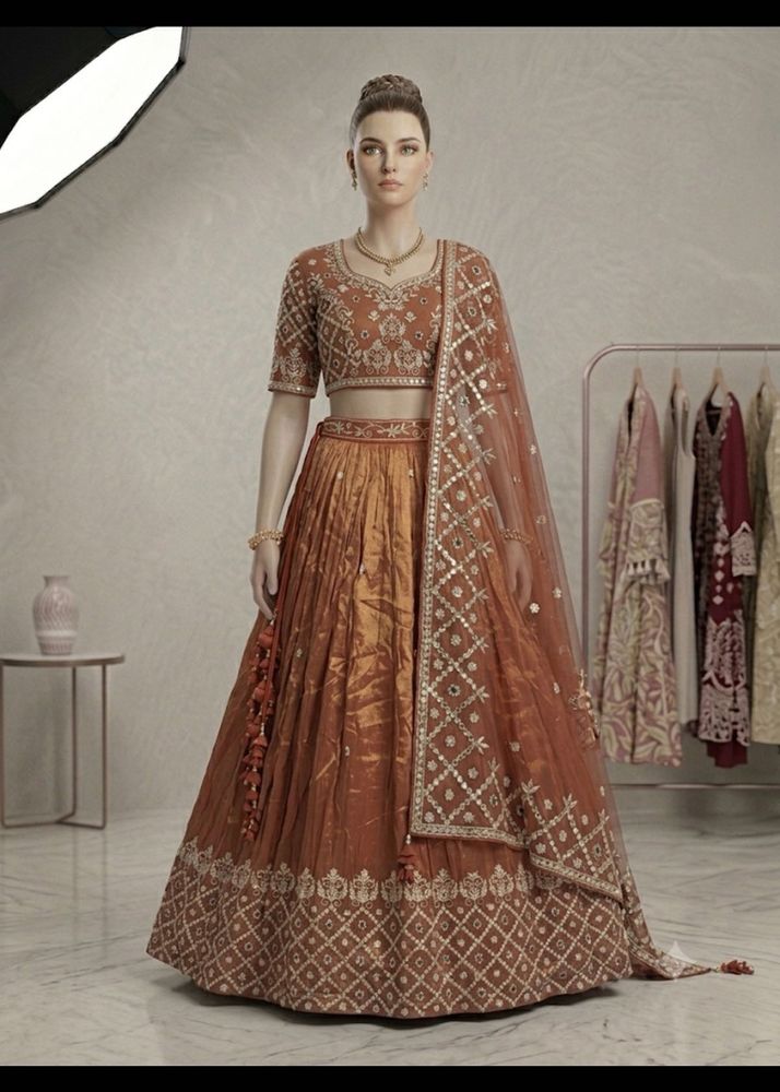 Exquisite Embroidered Lehenga Choli Set