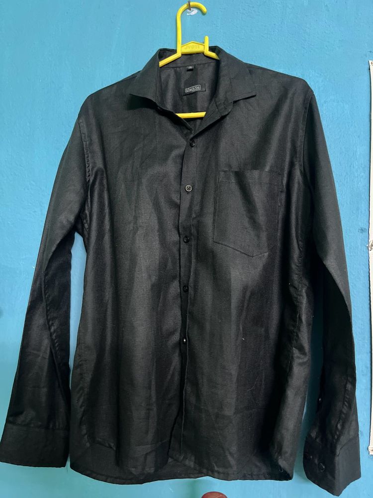 Classic Black Men's Shirt
