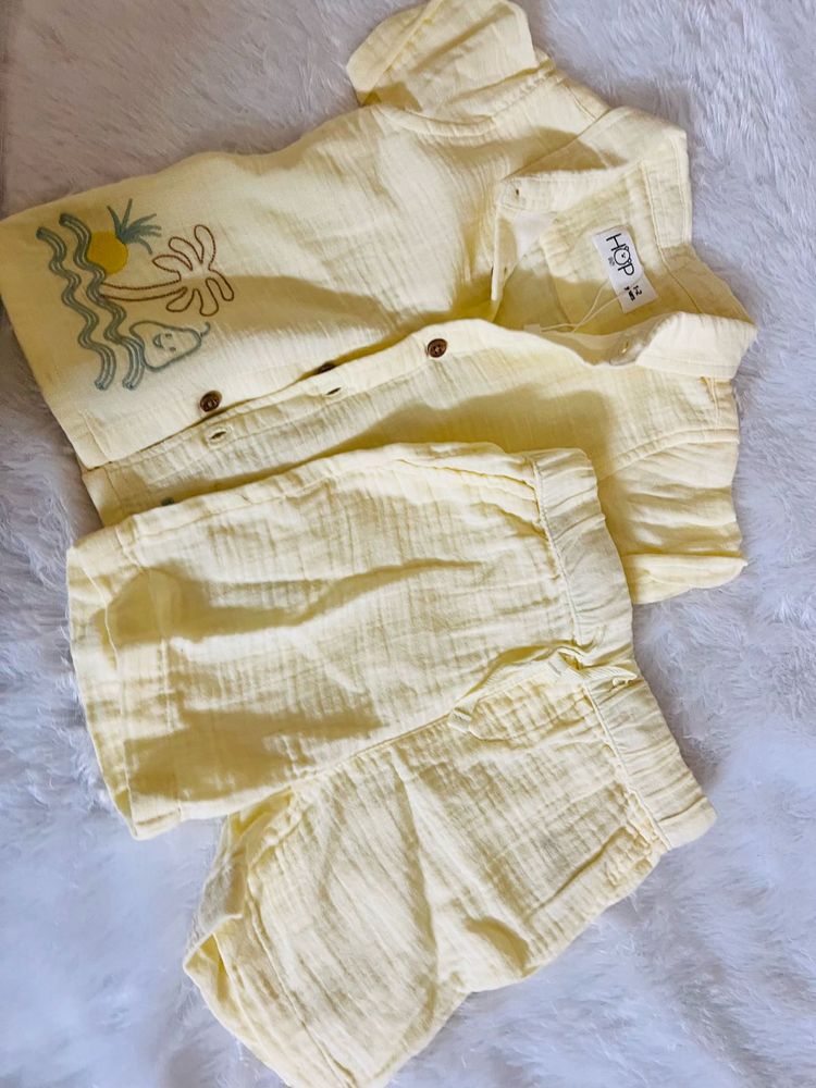 Cute Yellow Baby  Outfit